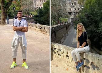 Luka Jovic y Sofija Milosevic: las fotos en Portugal que confirman su relación