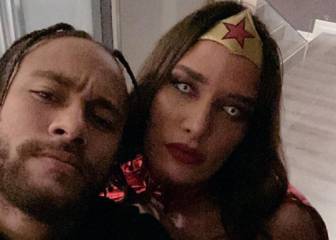 La 'Mujer Maravilla' de Neymar en la fiesta de disfraces del PSG