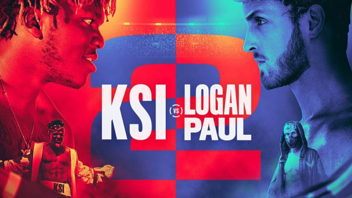KSI vs Logan Paul 2: TV, horario y cómo ver la pelea de youtubers