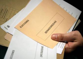 Papeletas y sobres para las elecciones: colores para Congreso y Senado