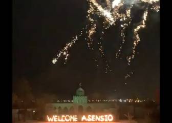 La bienvenida de Marruecos a Asensio: fuegos artificiales y el himno de ‘La Décima’