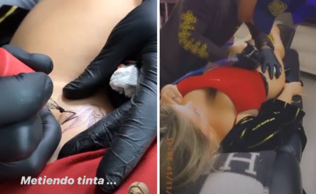 Wanda Nara Tatuaje