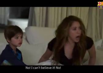Sale a la luz el video de Shakira viendo la debacle de Anfield