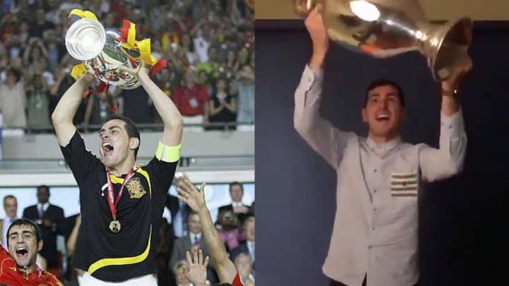 casillas vuelve a levantar eurocopa sorteo