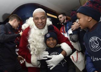 Kylian Mbappé se convierte en Papá Noel por una buena causa
