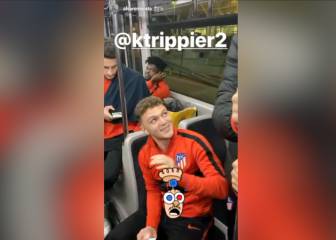 El susto de Morata a Trippier: imperdible la reacción del inglés