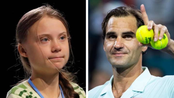Federer responde a Greta Thunberg: "Me tomo muy en serio el cambio climático"