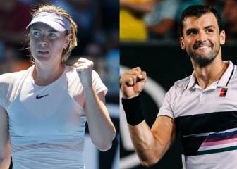 El divertido 'pique' entre Sharapova y Dimitrov con su pasado noviazgo