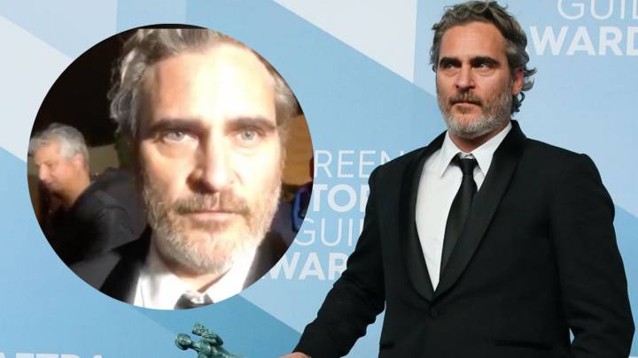 joaquin phoenix matadero premios sag 2020 joker