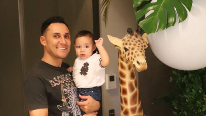 Keylor Navas preparó una espectacular fiesta para el primer cumpleaños de su hijo