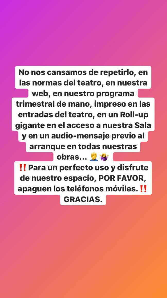 lola herrera abandona escenario teatro zaragoza móvil
