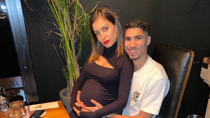 Hiba Abouk y Achraf Hakimi ya han sido padres de su primer hijo
