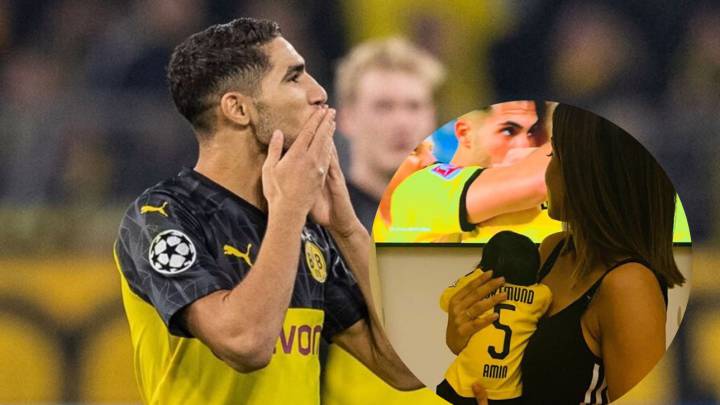 dortmund 4-0 frankfurt achraf hiba abouk hija amín borussia