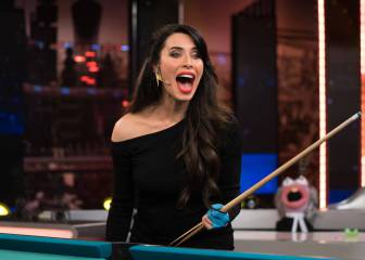 Sergio Ramos' wife pulls off stunning pool trick shots on live TV