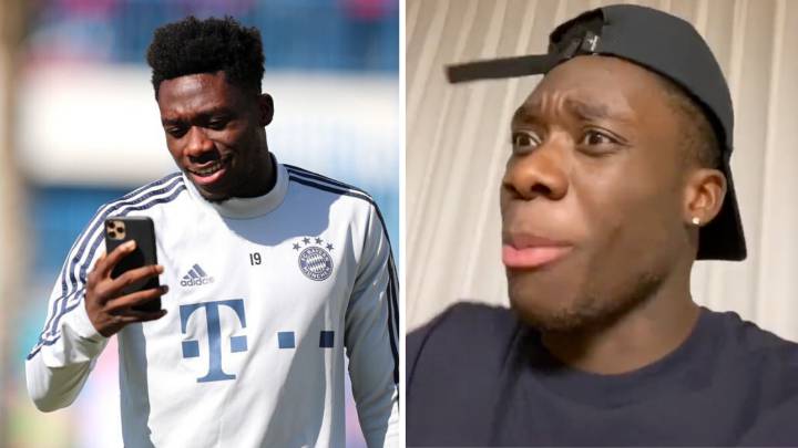 alphonso davies tiktok vídeos bayern munich chelsea stamford bridge champions league