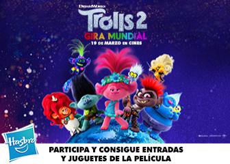 Gana entradas y un muñeco de la película Trolls 2 Gira Mundial