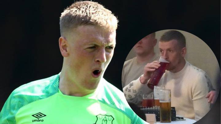 jordan pickford coronavirus cuarentena everton boxing boxeo cerveza pintas