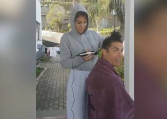 Georgina fue la encargada de hacer el nuevo look de Cristiano