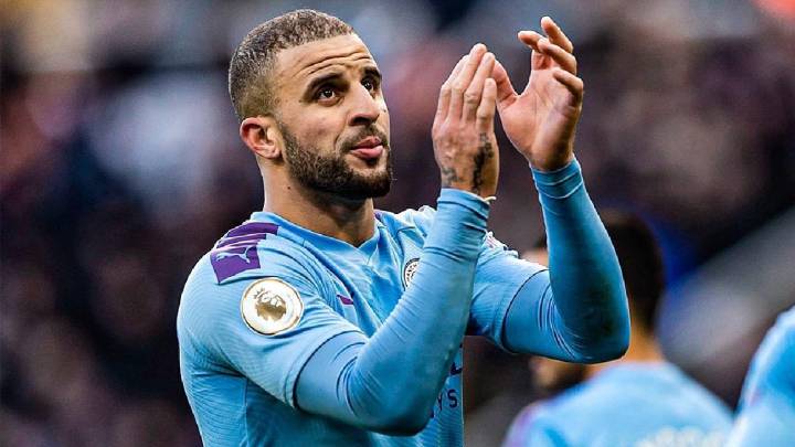 kyle walker striptease instagram manchester city jadon sancho marcus rashford