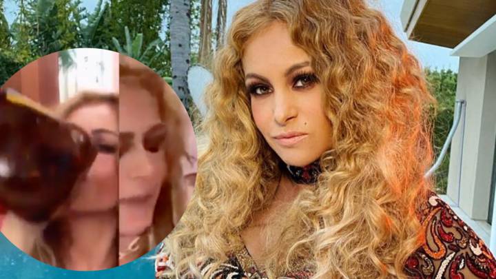 paulina rubio vídeo droga maradona cocaína alcohol botella redes sociales directo