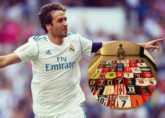 La historia de Raúl resumida en su colección de camisetas: Butragueño, Villa, Pelé...