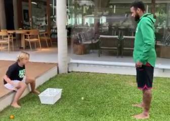 Neymar's prank leaves his son with egg on his face