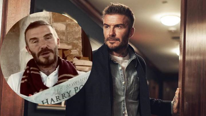 david beckham harry potter at home chapter eleven capítulo once quidditch jk rowling redes sociales harper real madrid