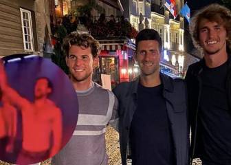El bochornoso desfase de Djokovic, Thiem y Zverev en un cabaret de Belgrado