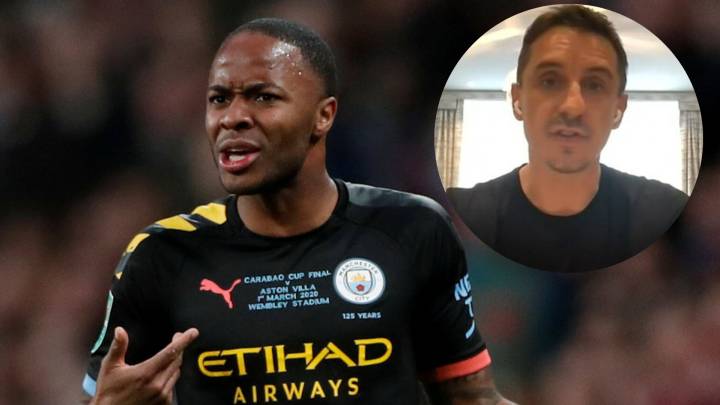 Neville se disculpa con Sterling cuatro años después por cómo trató el racismo que sufría