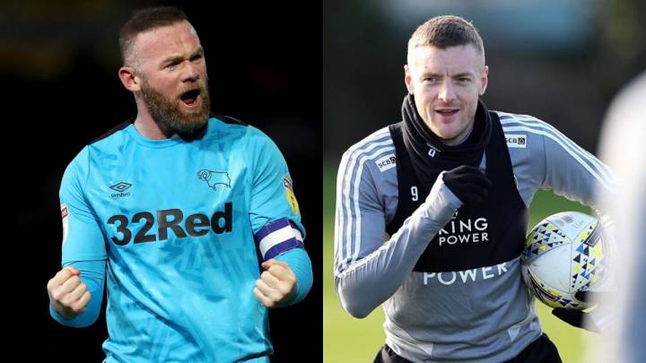 Wayne Rooney trata de suavizar las cosas con Jamie Vardy y se topa con su rechazo