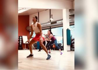 Muguruza se pasa a la zumba para ponerse en forma