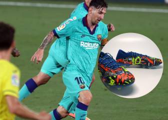 Messi estrena las botas más llamativas