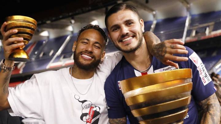mauro icardi psg comida conjura plantilla champions league atalanta vestuario neymar mbappe di maria ander herrera keylor navas wanda icardi