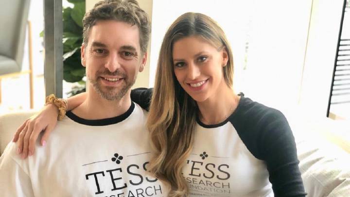 Pau Gasol y Cat McDonnell celebran con una preciosa foto la inminente llegada de su bebé