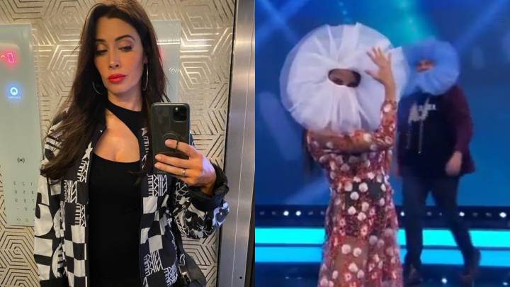 Pilar Rubio conquista en 'El Hormiguero' con un vestido de transparencias