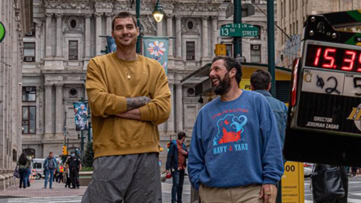 juancho hernangomez netflix hustle adam sandler lebron james pelicula nba minnesota timberwolves