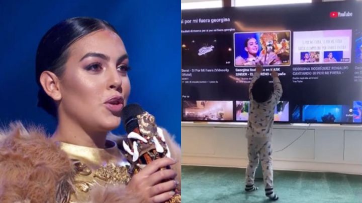 Los hijos de Cristiano y Georgina, entusiasmados con su canción en 'Mask Singer'