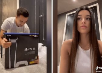 Reguilón recibe el Play 5 y la reacción de su novia es viral