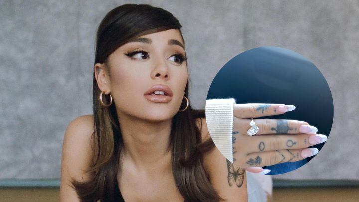 ariana grande boda compromiso dalton gomez anillo diamantes redes sociales anuncio canciones pandemia relacion un año enero mayo