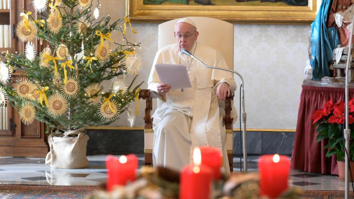 El Papa Francisco, en la Basílica de San Pedro del Vaticano