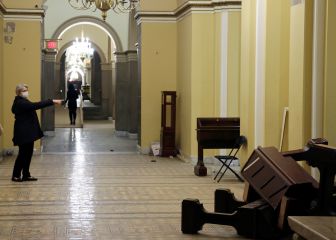 Así quedó el Capitolio tras el asalto