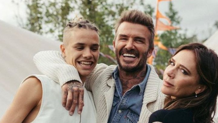 david beckham mofa hijo romeo vogue portada revista modelo moda posados