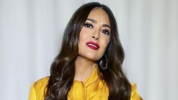 salma hayek sin maquillaje natural arrugas lineas de expresion redes sociales