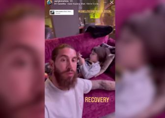 Ramos muestra su recuperación... y atentos al abdomen de su hijo