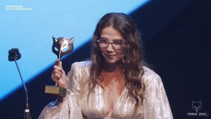 Victoria Abril pide perdón en unos Premios Feroz con 'Las niñas' como ganadora