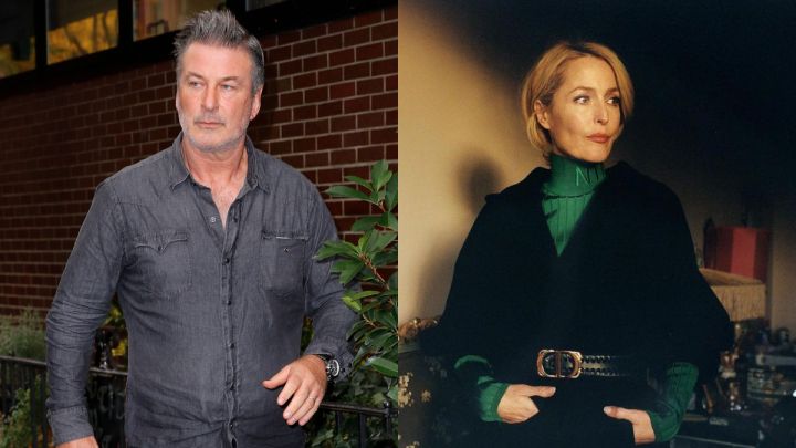 Alec Baldwin, muy criticado por arrastrar a Gillian Anderson a la polémica de su mujer