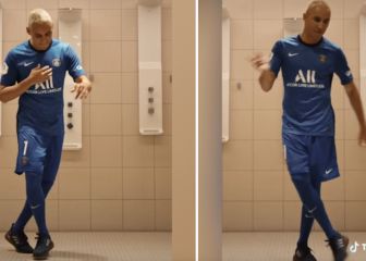 Keylor y su baile que lleva 2M de 'likes' en el TikTok del PSG: un maestro de la salsa