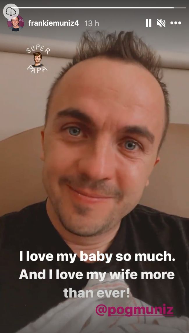frankie muniz malcolm in the middle serie padre embarazo redes sociales hijo