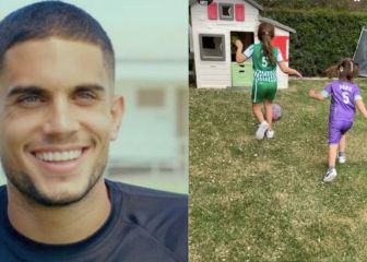 Las hijas de Marc Bartra siguen los pasos de su padre y apuntan al Betis Féminas