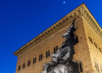 La espectacular 'herida' del Palacio Strozzi de Florencia